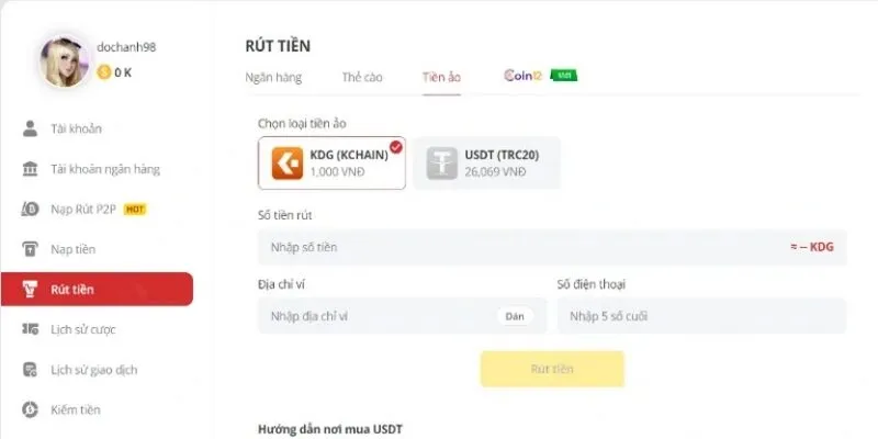 Rút tiền May88 – Nhận thưởng về tay đơn giản, an toàn